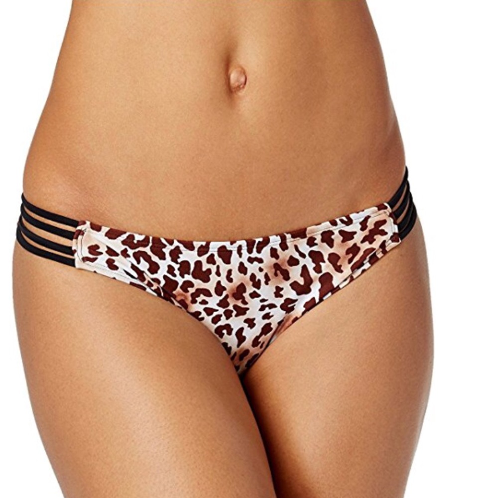 Wild cheetah print hipster bikini bottom